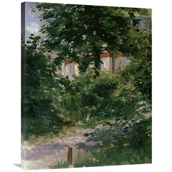 36 in. Path in the Rueil Garden Art Print - Edouard Manet