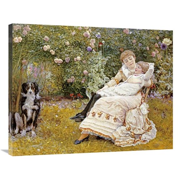 36 in. Pleasant Hours Art Print - Edward Killingworth Johnson