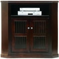 thumbnail image 1 of 36 in. Poplar Tall Corner TV Stand with 2 Bead Board Doors, European Gold, 1 of 1
