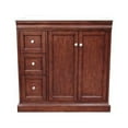 thumbnail image 1 of 36 in. Poppy Single Sink Vanity Set, Medium Brown, 1 of 1