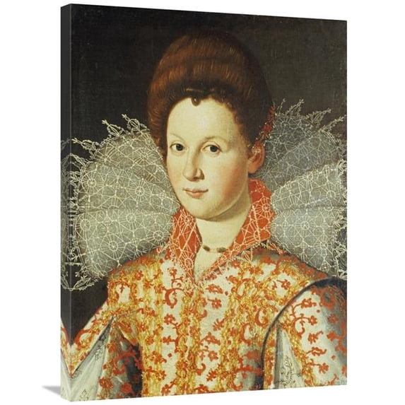 36 in. Portrait of a Lady Art Print - Santi Di Tito