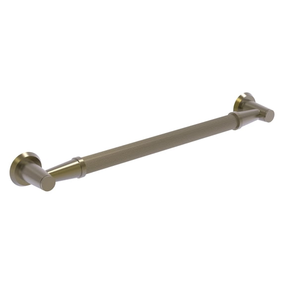 36-in Reeded Grab Bar in Antique Brass