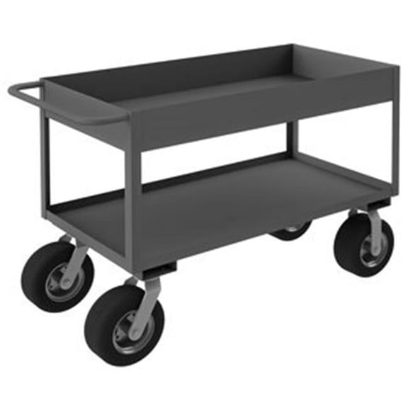 36 in. Rolling Service Cart, Gray - 1200 lbs
