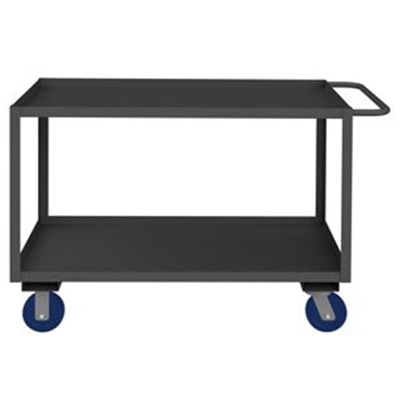 36 in. Rolling Service Cart, Gray - 1200 lbs
