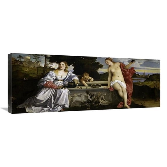 36 in. Sacred & Profane Love Art Print - Titian