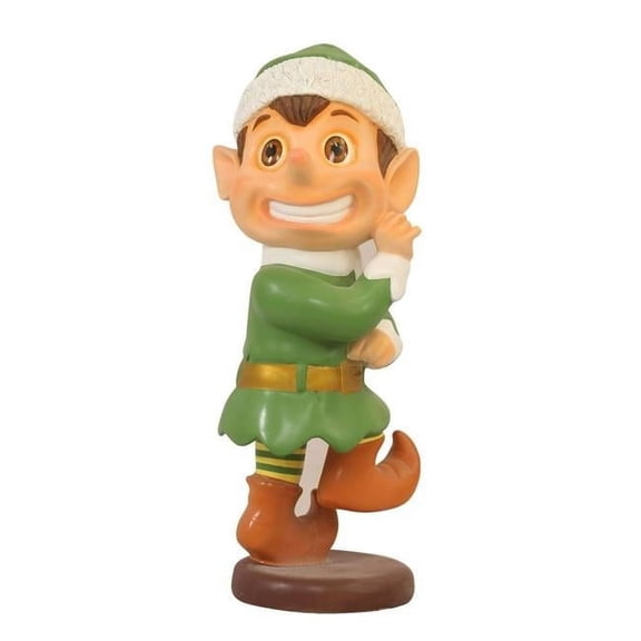 36 in. Scared ELF Santas Figurine