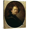 thumbnail image 1 of 36 in. Self Portrait Bareheaded Art Print - Rembrandt Van Rijn, 1 of 1