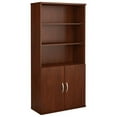 thumbnail image 1 of 36 in. Series C 5 Shelf Bookcase with Doors - Hansen Cherry, 1 of 1