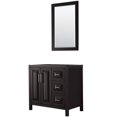 thumbnail image 1 of 36 in. Single Bathroom Vanity In No Countertop - No Sink & 24 in. Mirror, Dark Espresso, 1 of 1