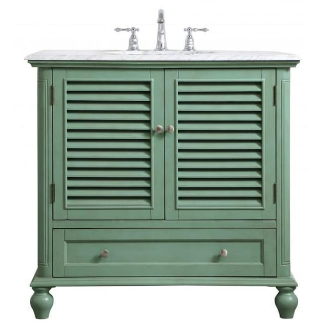 36 in. Single Bathroom Vanity in Vintage Mint - 36 x 35 x x 22 in.