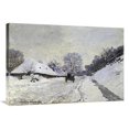 thumbnail image 1 of 36 in. Snow-Covered Road at Honfleur Art Print - Claude Monet, 1 of 1