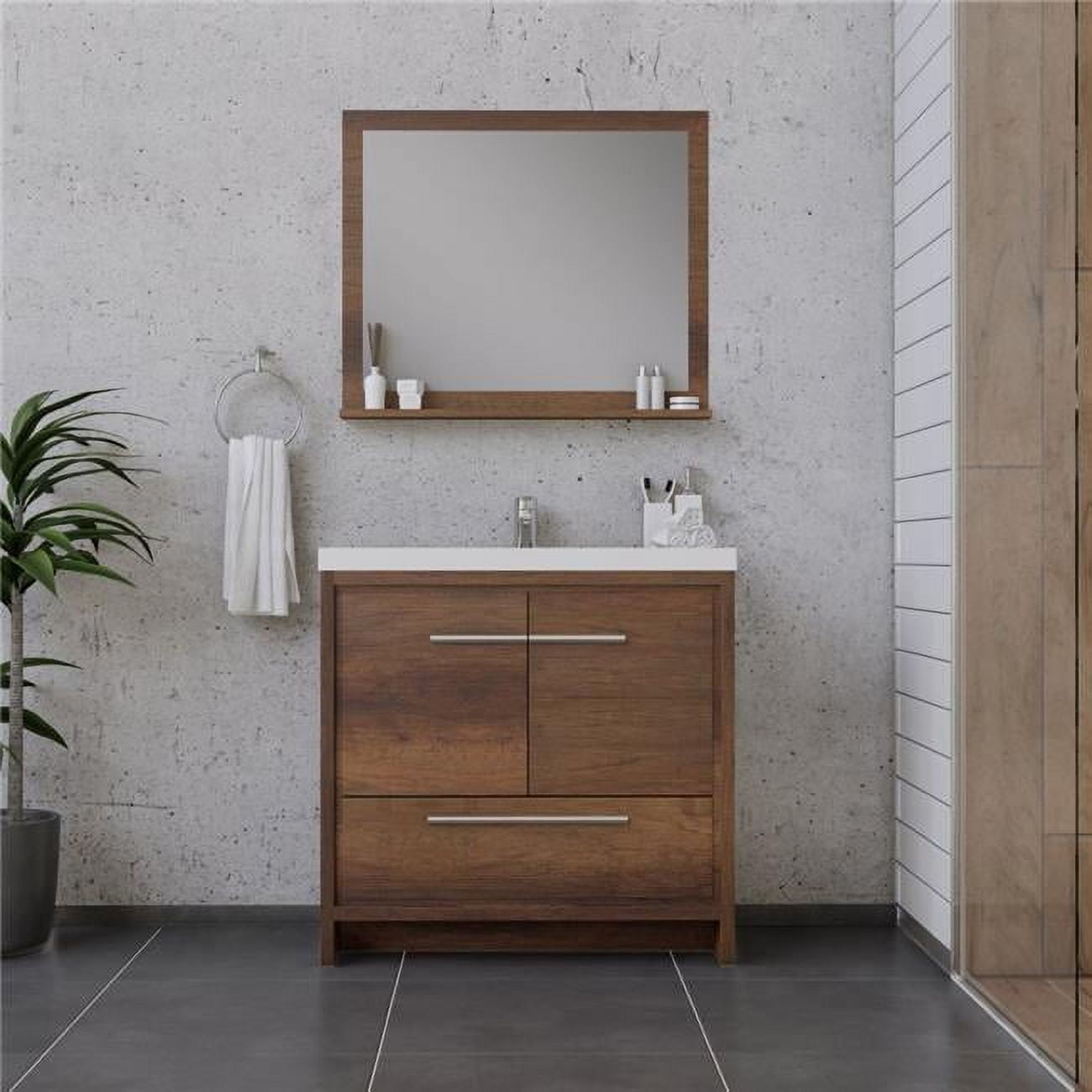 Rosewood bathroom vanity discount