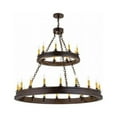 thumbnail image 1 of 36 in. Sullivan Ranch 12 Light Chandelier, Mahogany Bronze, 1 of 1