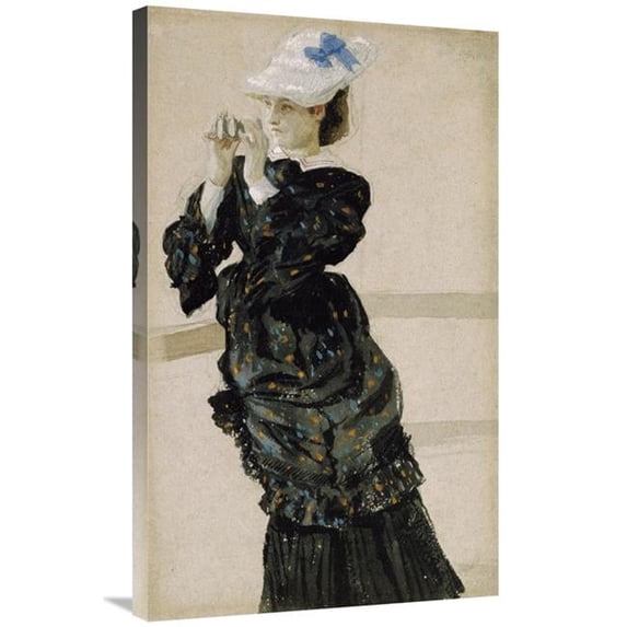 36 in. The Captains Daughter Art Print - James Jacques Tissot