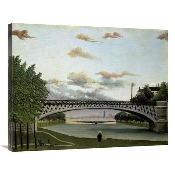 36 in. The Charenton Bridge Art Print - Henri Rousseau