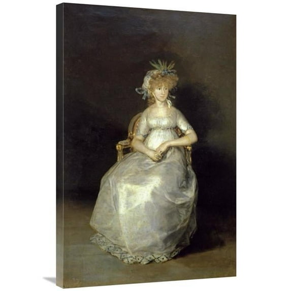 36 in. The Countess of Chichon Art Print - Francisco De Goya