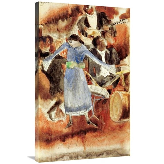36 in. The Jazz Singer Art Print - Charles Demuth