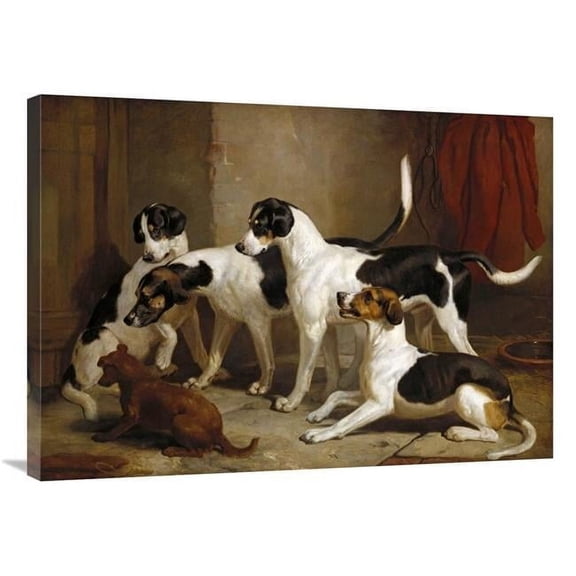 36 in. The Puckeridge Foxhounds Art Print - Thomas Woodward