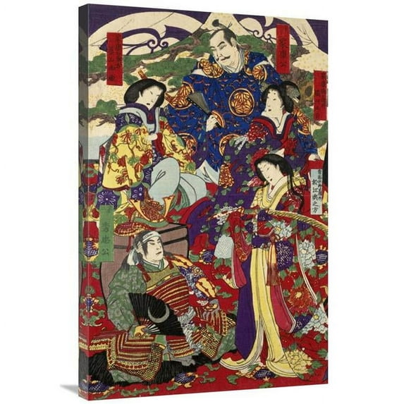 36 in. Tokugawa Leyasu & Tokugawa Hidetada Art Print - Unknown