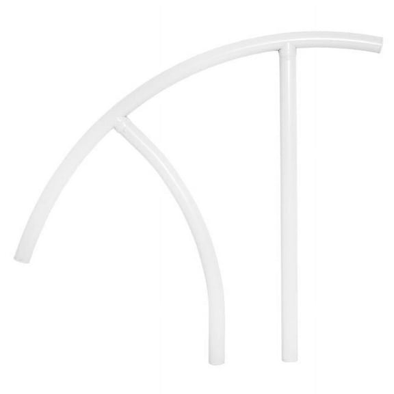 36 in. Triton Series Return to Deck Mounted Handrail, White