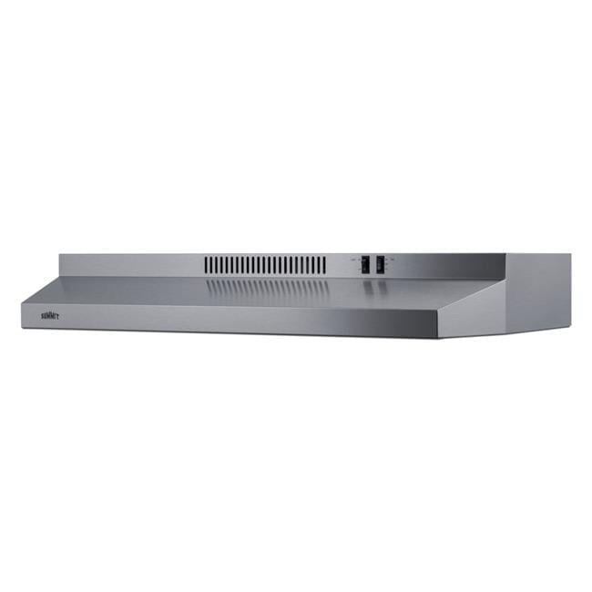 Summit 36" Stainless Steel Convertible Under Cabinet Range Hood