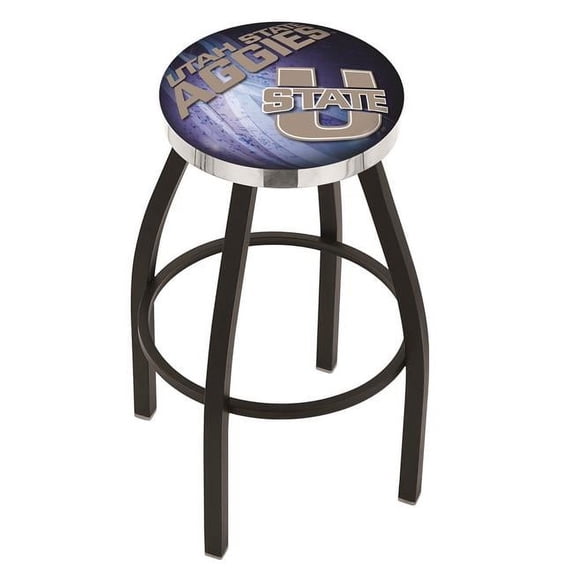 36 in. Utah State Bar Stool with Aggies Logo Swivel Seat