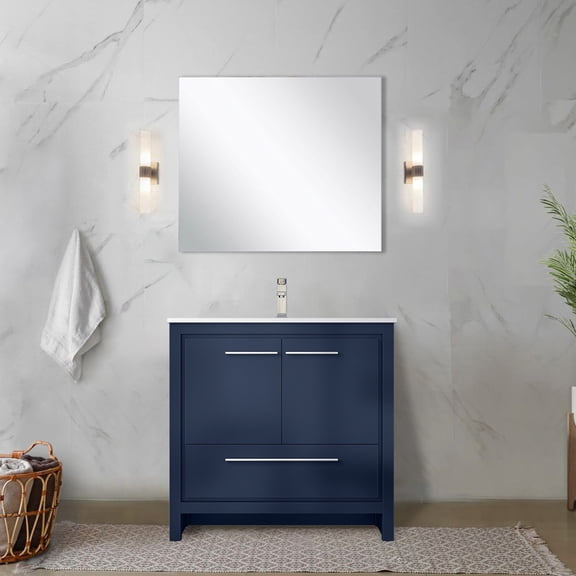 36 in. W Vanity | Quartz Surface | Bathroom Styling