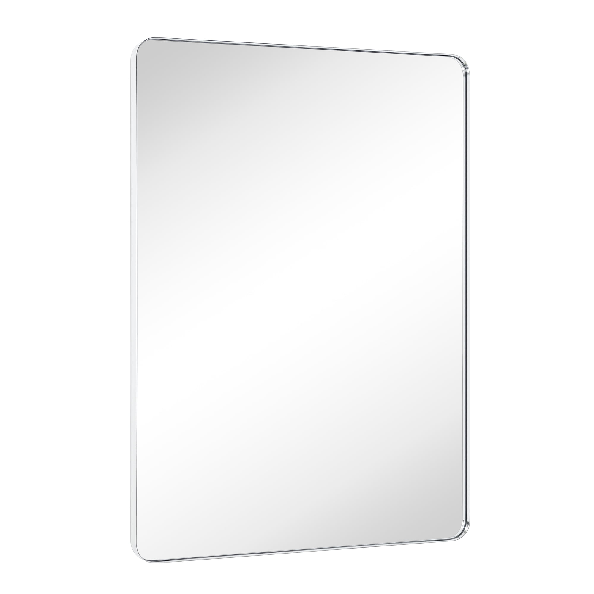 36 in. W x 48 in. H Rectangular Stainless Steel Framed Wall Mounted