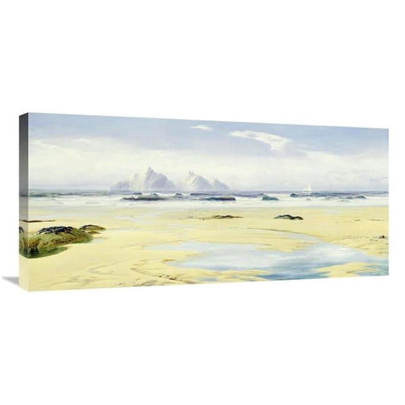 36 in. When the Tide is Out, Pimn Bay, Cornwall Art Print - David James
