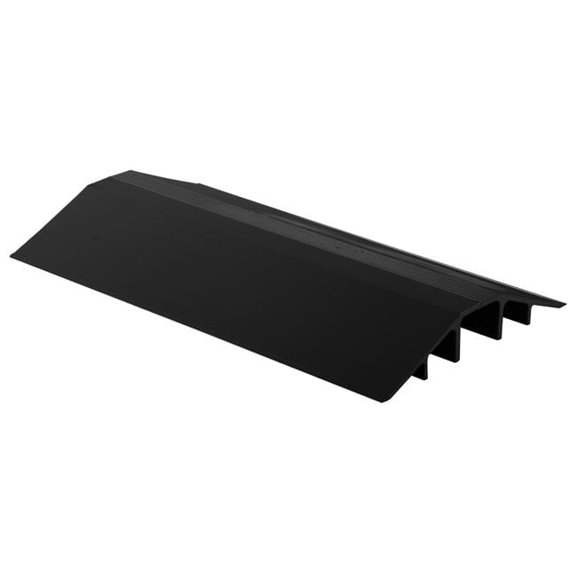 36 in. XHCR Series Extruded Aluminum Hose & Cable Crossover - Black
