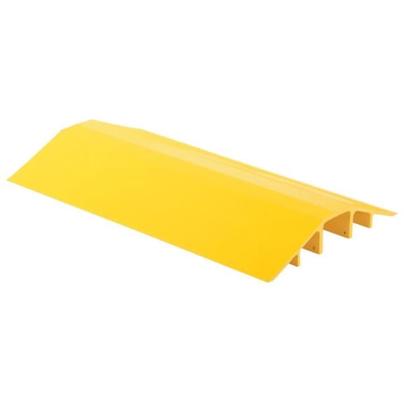 36 in. XHCR Series Extruded Aluminum Hose & Cable Crossover - Yellow