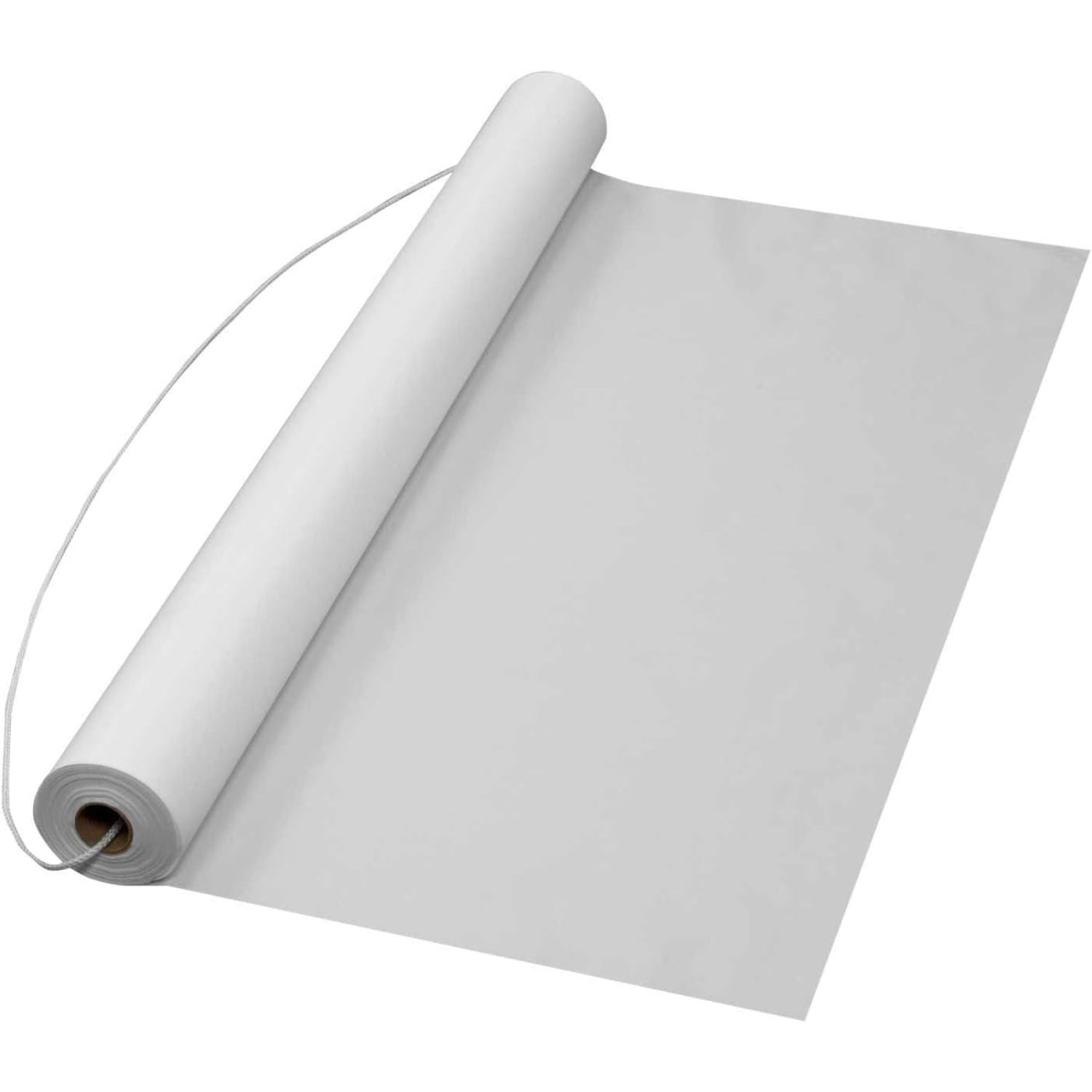 36 in x 100 ft White Plastic Aisle Runner Plain no Design 1.7 mil Thick