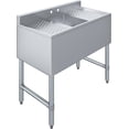 thumbnail image 1 of 36 in. x 19 in. One Compartment Underbar Sink With Left and Right Drainboards, 1 of 1