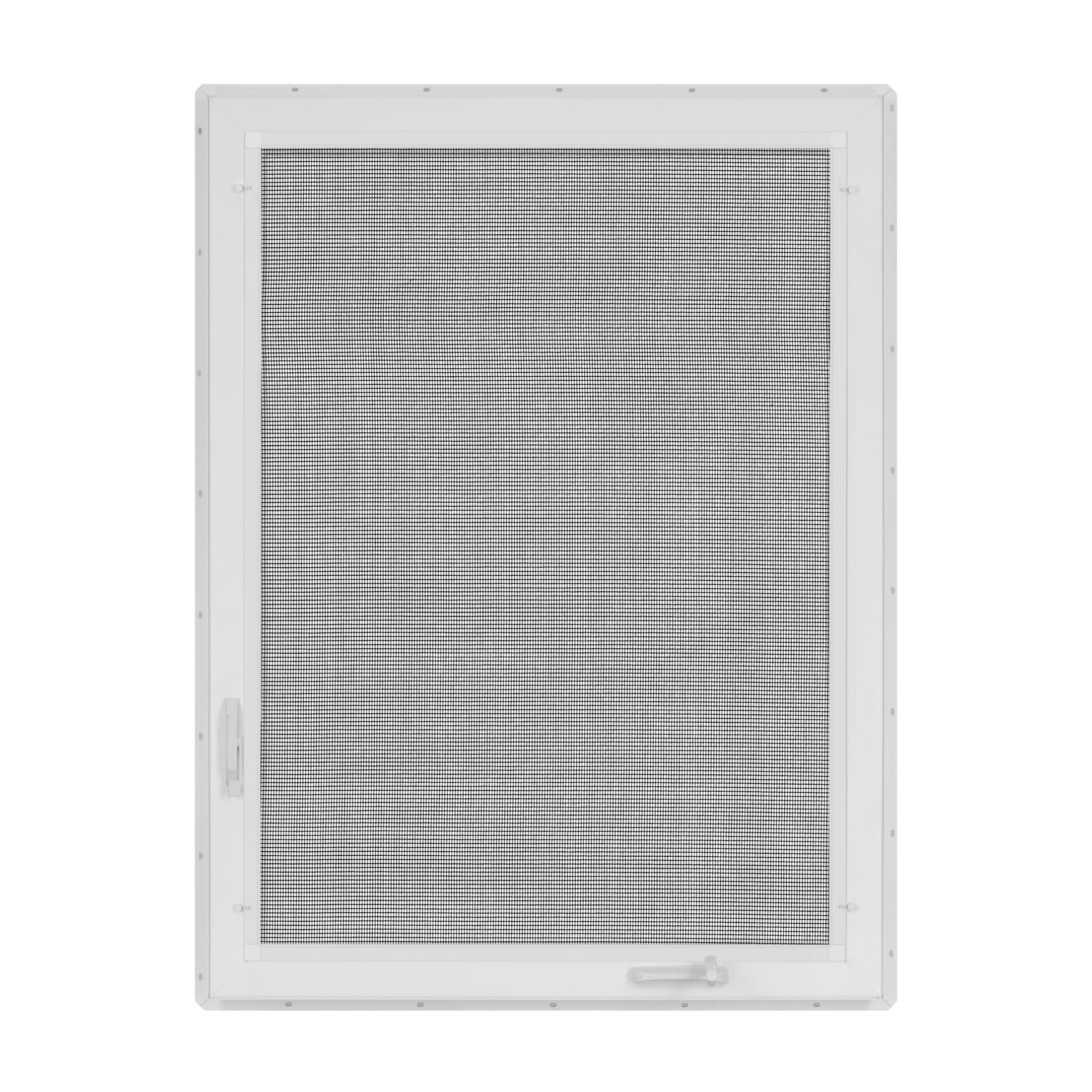 36 in. x 48 in. White Vinyl Double-Pane Insulated Right-Hand Casement Window with Screen