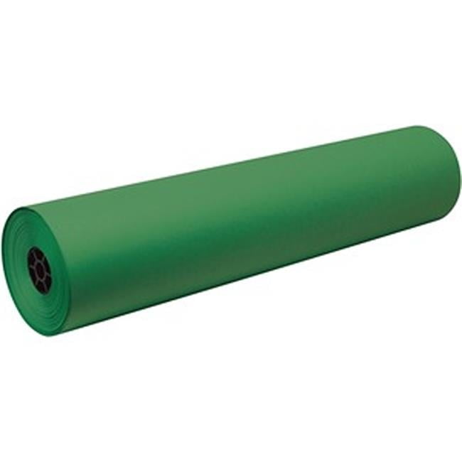 Festive Green 36" x 500' Heavyweight Art Paper Roll