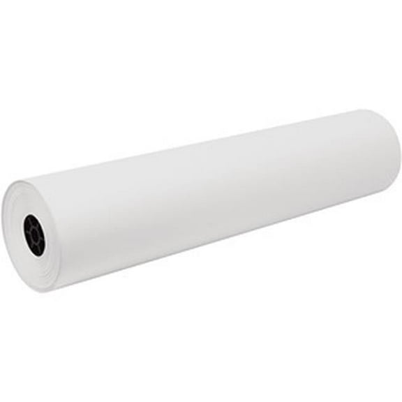 36 in. x 500 ft. White Paper Art Roll