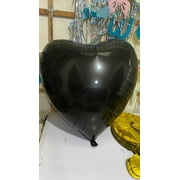 36 inch 95cm large love aluminum balloon heart shaped balloon Rose Gold wedding birthday decoration balloon - black