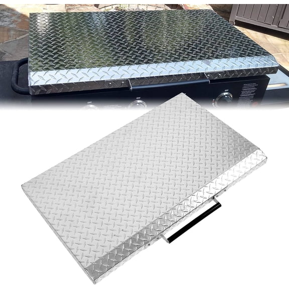 36 inch Aluminum Griddle Grill Hard Cover Lid for Outdoor Use