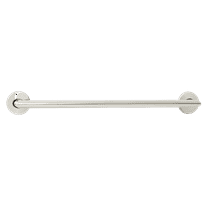 36-inch Coronado Designer Oval Bathroom Shower Grab Bar with Mitered Corners, Satin