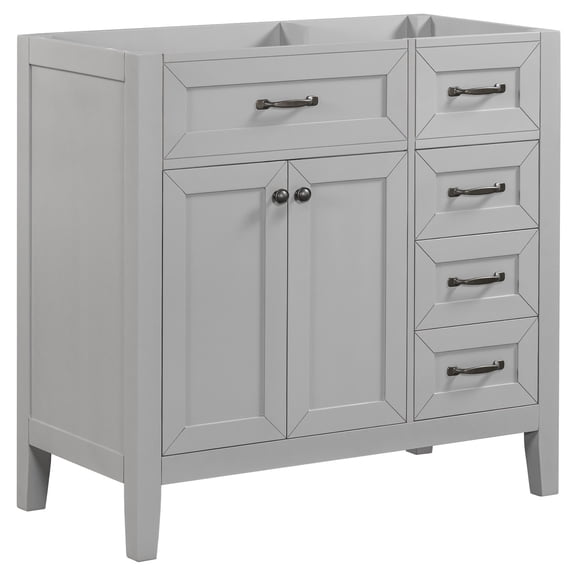 36-inch Freestanding - Anti-toppling - Bathroom Installation - Provide Hardware & Support