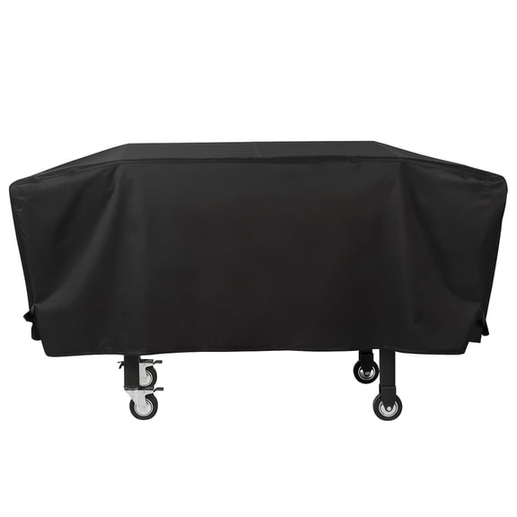 GARITIN 36 inch Griddle Cover, Waterproof Lightweight Polyester BBQ Grill Cover with Cinch Straps for 36" Griddles Cooking Station, 66" L x 22" W x 26" H, Black