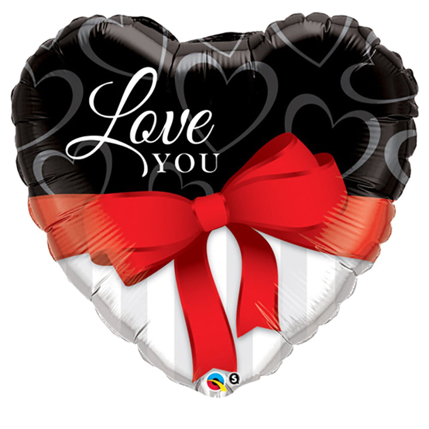 36 inch Love You Red Ribbon Foil Mylar Balloon - Party Supplies ...