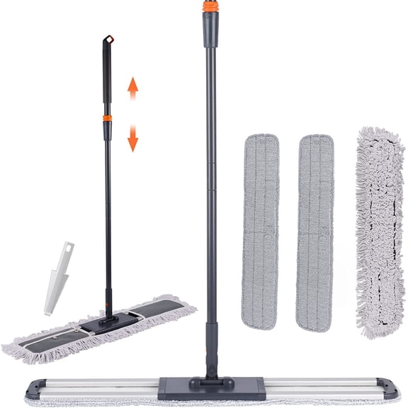 36 inch Microfiber Mop Heavy Duty Flat Dust Mop for Cleaning Floors