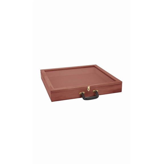 SSWBasics 36 inch Portable Cherry Wood Display Case