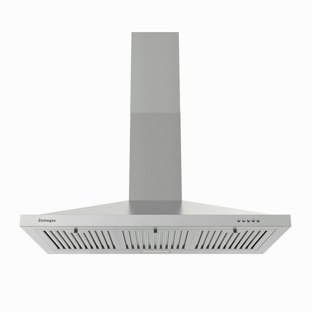 36 inch Range Hood Wall Mounted Vent Hood Stainless Steel Ducted