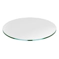 thumbnail image 1 of 36 inch Round Glass Table Top - Tempered - 1/2" Thick Glass Surface, Safe Flat Polished, Multipurpose for Dining Table, Patio, Coffee and End Table, 1 of 4