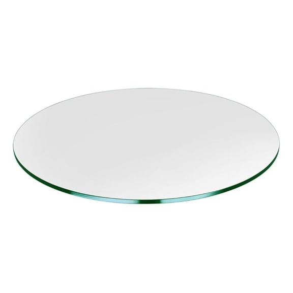 36 inch Round Glass Table Top - Tempered - 1/2" Thick Glass Surface, Safe Flat Polished, Multipurpose for Dining Table, Patio, Coffee and End Table