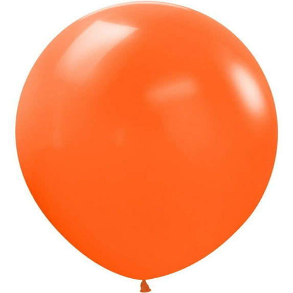36 inch Sempertex Fashion Orange Latex Balloons (2 Pack) - Party Supplies Decorations