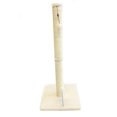 thumbnail image 1 of Cat Craft 36 Inch Sisal Cat Scratching Post with Interactive Pom-Pom Toy, Beige Fleece, 1 of 5