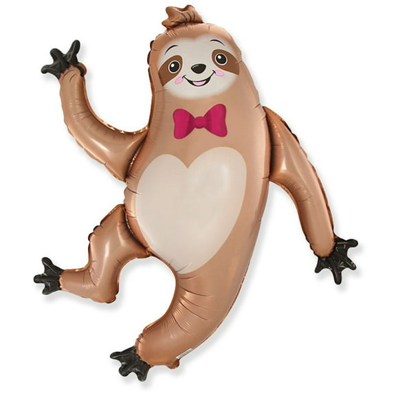 36 inch Sloth Foil Mylar Balloon - Party Supplies Decorations